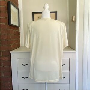 Men's Cream Short-Sleeve Crew Tee